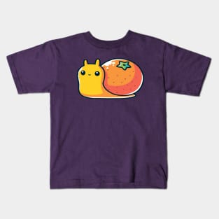 Orange fruit snail Kids T-Shirt